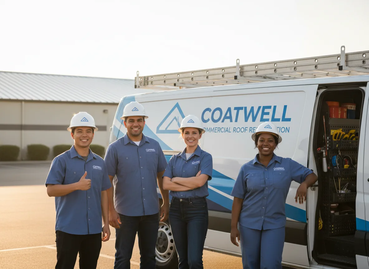 Commercial roof coating company in Kendalia, TX